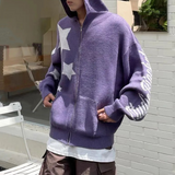 Advbridge Mens Cartoon Penguin Knitted Sweater Streetwear Harajuku Vintage Jumpers Pullover Women Autumn Cotton College Sweaters Unisex