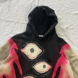 Advbridge 90s Streetwear Streetwear Women Eye of Death Comics Hoodie Aesthetic Kawaii Y2k Grunge Goth Kpop Hip Hop Cartoon Graphics Oversized Harajuku