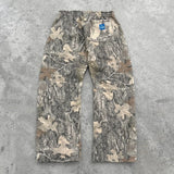 Advbridge American style Harajuku camouflage floor pants Fashionable camouflage print pattern Gothic hip hop oversized Y2K retro men pants