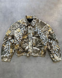 Advbridge 2024 High Street Trend Brand Y2K Streetwear Hip-hop Punk Harajuku Leaf Camouflage Jacket Men Personality Retro Casual Lapel Coat