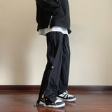 Advbridge Men's Casual Trousers Youth Trend Spring and Summer Thin Loose Straight Korean Style
