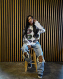 Advbridge Y2K Harajuku Retro American Oversized T-shirt Gothic Punk Pattern Letter Print Long Sleeve Hip Hop Street Fashion Brand Clothing