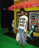 Advbridge Y2K Harajuku Retro American Oversized T-shirt Gothic Punk Pattern Letter Print Long Sleeve Hip Hop Street Fashion Brand Clothing