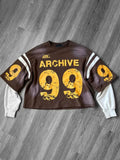 Advbridge 90s Streetwear American Street Pullover Tee Shirts Men Y2k Harajuku Retro Casual Long Sleeve Letter Print Oversized T-shirt Loose Blouse Tops