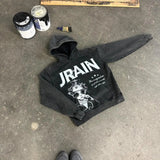 Advbridge Vintage Anime Hoodie Streetwear Hip Hop Embroidery Patch Washed Hooded Sweatshirt Y2k Men Women Fashion Loose Hoodies Vintage