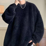 Advbridge Sweater men autumn winter high-grade sense of plankton handsome round neck sweater lazy style American fashion brand loose casua