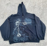 Advbridge Woman Hoodie Y2k Grunge Emo Zip Up Sweatshirts Vintage Graphics Print Coat Gothic Harajuku Goth Clothes Kpop Kawaii Grunge