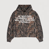 Advbridge Y2K Harajuku hoodies Oversized camouflage pattern Hip hop retro soft warm hooded sweatshirt fashionable men  women street wear