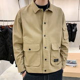 Advbridge Men's Jackets Spring Autumn New Trend Cool-work turtleneck Casual Pastel Slim Korean Jacket Men