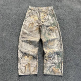 Advbridge Y2K Jeans Men Clothing Camouflage Pattern Printed High Street Hip Hop Baggy Sweat Pants Unisex Casual Camo Trousers Streetwear