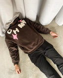 Advbridge New European and American Trend Brand Hoodie Y2K Harajuku Retro Letter Print Oversized Sweatshirt Men Hip-hop Casual Streetwear