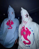 Advbridge y2k Woman hoodies halloween Pullover Sweatshirts Anime Full zip-up Streewear Oversized hoodie kpop goth long sleeves tops traf