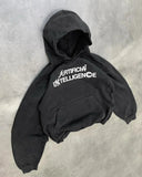 Advbridge American fashion trend letter pattern printed oversized hoodie men's Y2K street hip-hop Harajuku loose versatile pullover