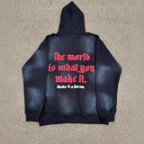 Advbridge Y2k Sex Dark Punk Print Pattern Long Sleeved Pullover Hoodie Sweatshirt Casual Pants High Street Sweatpants Vintage Streetwear