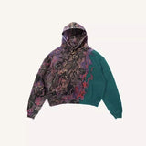 Advbridge New Street Trend Y2K Skull Gothic Punk Fashion Zipper Lazy Zipper Hoodie