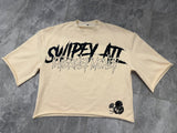 Advbridge New High Street Retro Rock Skull Print Oversized T-shirt Harajuku Gothic Punk Style Graphic Top Men Y2K Trendy Brand Streetwear