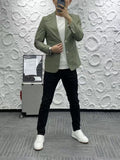 Advbridge Spring Autumn Man Suits Business Casual High Quality Long Sleeves Jacket Tops Light Ripe Style Men's Small Suit Coat Streetwear
