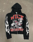 Advbridge y2k Wome clothing hoodies Printed Pattern Pullover Sweatshirt streetwear Oversized  Punk Vintage kpop dance long-sleeved tops