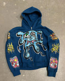 Advbridge 90s Streetwear American Retro Street Hip Hop Pattern Print Men Hoodie Y2k Gothic Punk Oversized Women Streetwear Pullover Harajuku Sweatshirt