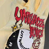 Advbridge 2024 Y2k Long Sleeved Foam Printed Pullover Hoodie, Sweatshirt And Pants Two Piece Streetwear Trendy Wear Dark Vintage Casual