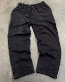 Advbridge 2024 High Street Trendy Straight Casual Pants American Harajuku Retro Splicing Oversized Sweatpants Men Personalized Streetwear