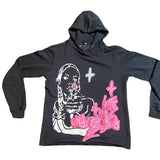 Advbridge Y2K Women's Clothing Sweatshirt Pullover Long Sleeve Halloween Christmas Top Hip Hop Rap Dress Dark Skeleton Oversize Streetwear