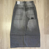 Advbridge 90s Streetwear Street Vintage New Fashion Washed Grey Baggy Jeans Women Y2K Harajuku Hip Hop Popular Casual Joker High Waist Wide Leg Pants 1017