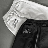 Advbridge 90s Streetwear Y2K Sweat Pants Men Embroidered High Street Fashion Drawstring Leg Tie Pants Street Casual Oversized Cotton Straight Leg Pants