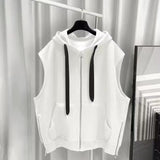 Advbridge Hong Kong-style hooding vest men's Outlook cool trend zipper put on this cool sleepy Nashie