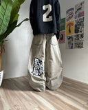 Advbridge 2024 American Retro Striped Washed Baggy Jeans Women Y2K Harajuku Street Hip Hop Anime Print Trend Straight Wide Leg Pants Men