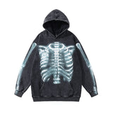 Advbridge Y2K Fashion Autumn and Winter Printed Washed Distressed Pullover Long Sleeve Sweater for Men and Women