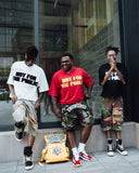Advbridge New Trendy Streetwear Tops Hip-hop Punk Letter Printed Oversized T-shirt Men Harajuku Retro Casual Loose Cotton Short-sleeved
