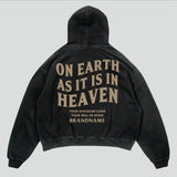 Advbridge 90s Streetwear Autumn And Winter American Retro Letter Printing Harajuku Street Loose Hooded Female Y2K Punk Wind Loose Sweatshirt Men Shirt