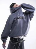 Advbridge 90s Streetwear Trendy Letter Printed Hoodie For Male Casual Loose Long Sleeve Hooded Sweatshirt Y2k Street 2024 Men's Oversize Blouse Tops