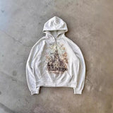 Advbridge Y2k Pullover Long Sleeved Sweatshirt Vintage Printed Pattern Streetwear Tops Vintage Clothes Dark Punk School Outfit Ootd Jacket