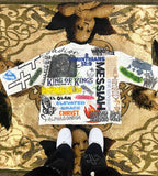 Advbridge Gothic Punk Style Printed Graphic T-shirt American Retro Oversized Long-sleeved Men Y2K Harajuku Street Hip-hop Casual Loose Top