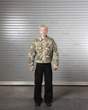 Advbridge 2024 High Street Trend Brand Y2K Streetwear Hip-hop Punk Harajuku Leaf Camouflage Jacket Men Personality Retro Casual Lapel Coat