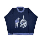 Advbridge Y2K Women's Sweater Clothing Vintage Knitted Wool Sweater Jumper Round Neck Stripe Cute patterns Round Neck Long Sleeve Clothing