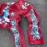 Advbridge 2024 Y2k Long sleeved Foam Printed Pullover Hoodie, Sweatshirt and Pants Two Piece Streetwear Trendy Wear Dark Vintage Casual We