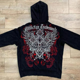 Advbridge Men Slipknots Hoodie Sweatshirts Y2k Outerwear Heavy Metal Coat Hooded Streetwear Goldorak Anime Outerwear korean Harajuku