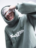 Advbridge 90s Streetwear Trendy Letter Printed Hoodie For Male Casual Loose Long Sleeve Hooded Sweatshirt Y2k Street 2024 Men's Oversize Blouse Tops