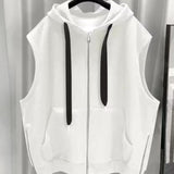Advbridge Hong Kong-style hooding vest men's Outlook cool trend zipper put on this cool sleepy Nashie