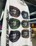 Advbridge Y2K Harajuku Retro American Oversized T-shirt Gothic Punk Pattern Letter Print Long Sleeve Hip Hop Street Fashion Brand Clothing