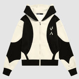 Advbridge Y2K Fashion zip up hoodie oversized vintage patchwork design embroidered pattern hip hop sweatshirts emo men women Harajuku tops