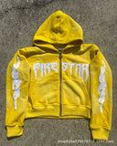 Advbridge Y2k Long Sleeved Pullover Hoodie Vintage Zipper Embroidered 3d Pattern Sweatshirt Streetwear Tops Winter Boots School Outfit New