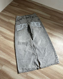 Advbridge 2024 American Retro Striped Washed Baggy Jeans Women Y2K Harajuku Street Hip Hop Anime Print Trend Straight Wide Leg Pants Men