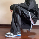 Advbridge Men's Casual Trousers Youth Trend Spring and Summer Thin Loose Straight Korean Style