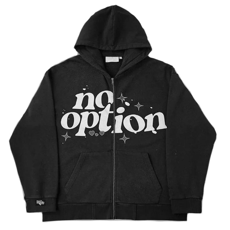 Advbridge Y2K Women's Men's Hoodies Clothing Long Sleeve Pullover Zip Sweatshirt Streewear Oversize Halloween tops Hooded Shirt punk kpop