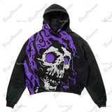 Advbridge E-Commerce Black High Street Gothic Matta Mummy Sweater Street Casual Y2k Hoodie