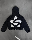 Advbridge Y2K Harajuku Retro Letter Print Hoodie American Hip-hop Casual Oversized Sweatshirt Men Punk Style Cool Trendy Brand Streetwear